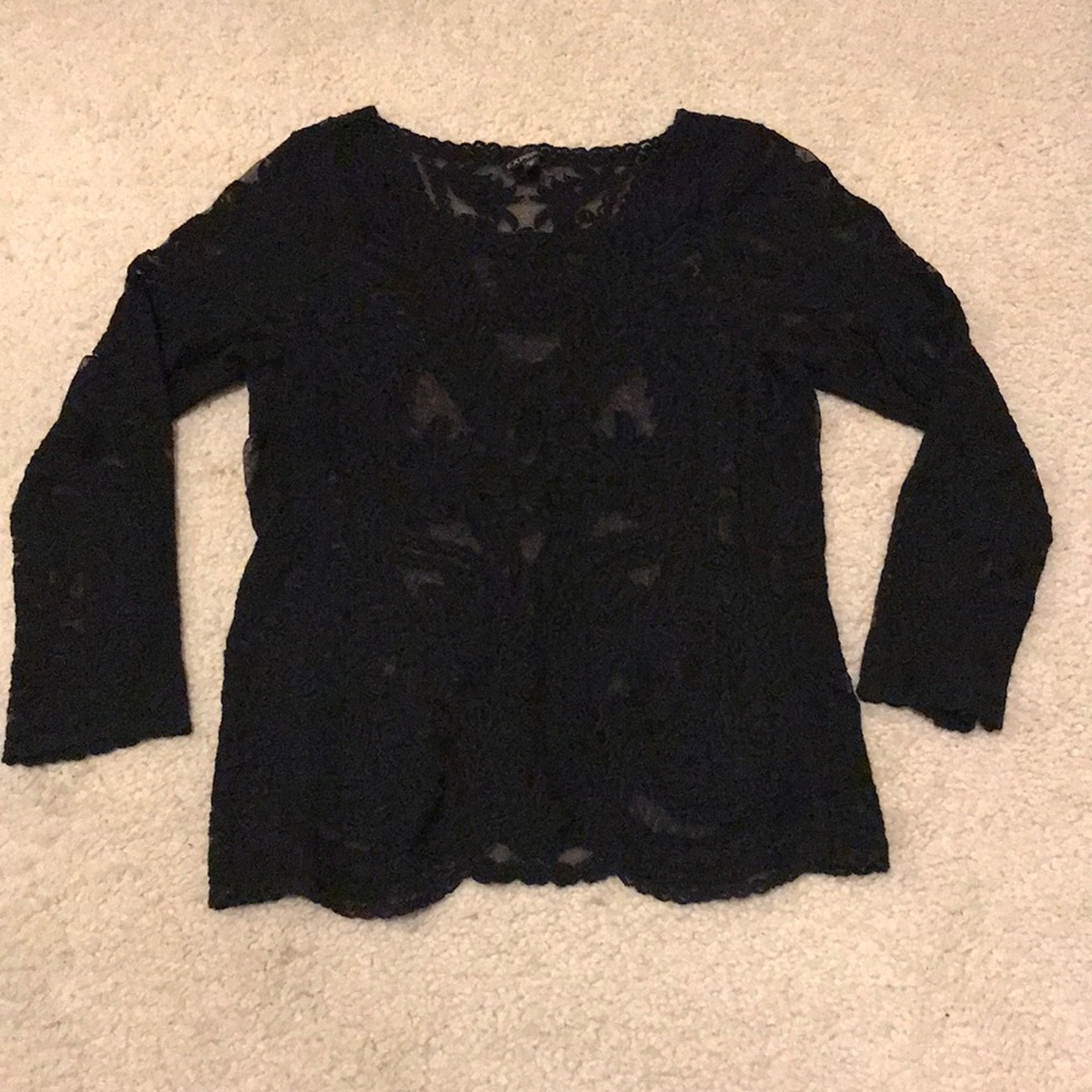 Embroidered Lace Top